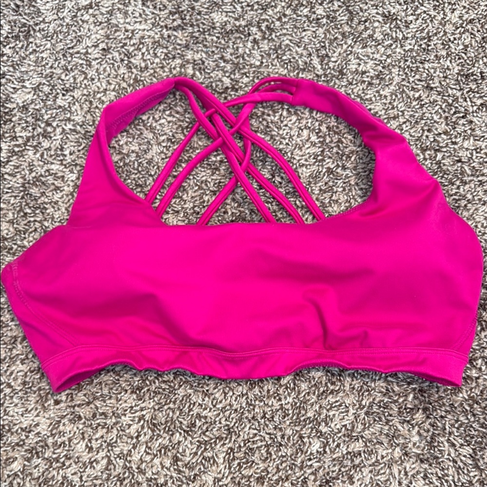 Women's Pink Sports Bra